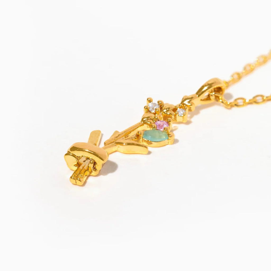 Moments in Bloom<sup style="font-size:0.4em;">™</sup> Birth Flower Necklace